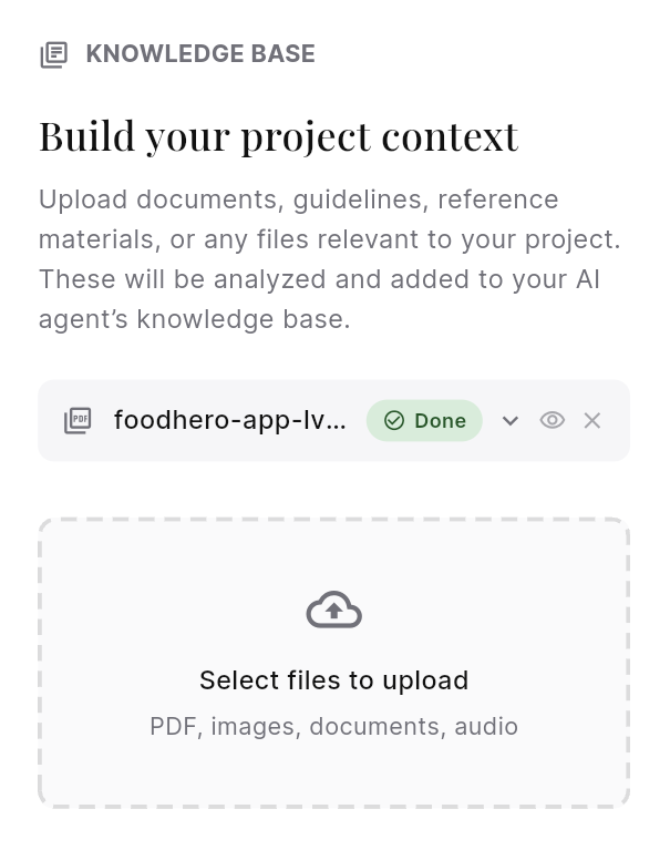 Atelier knowledge base card